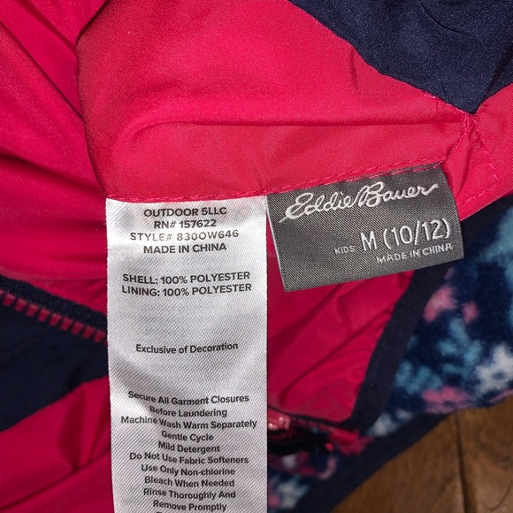 Eddie Bauer girls reversible jacket - Picture 6 of 6